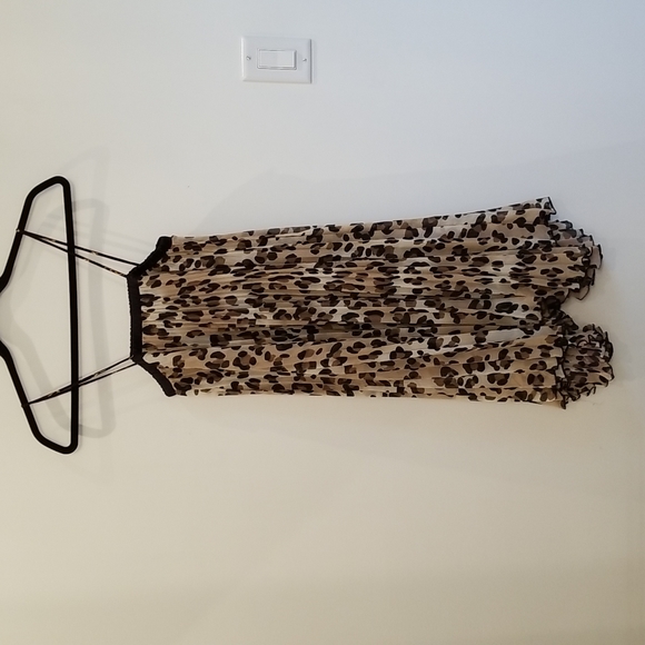 Loyd/Ford pleat leopard dress - Picture 2 of 7